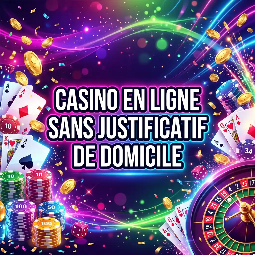 Casino en ligne sans justificatif de domicile