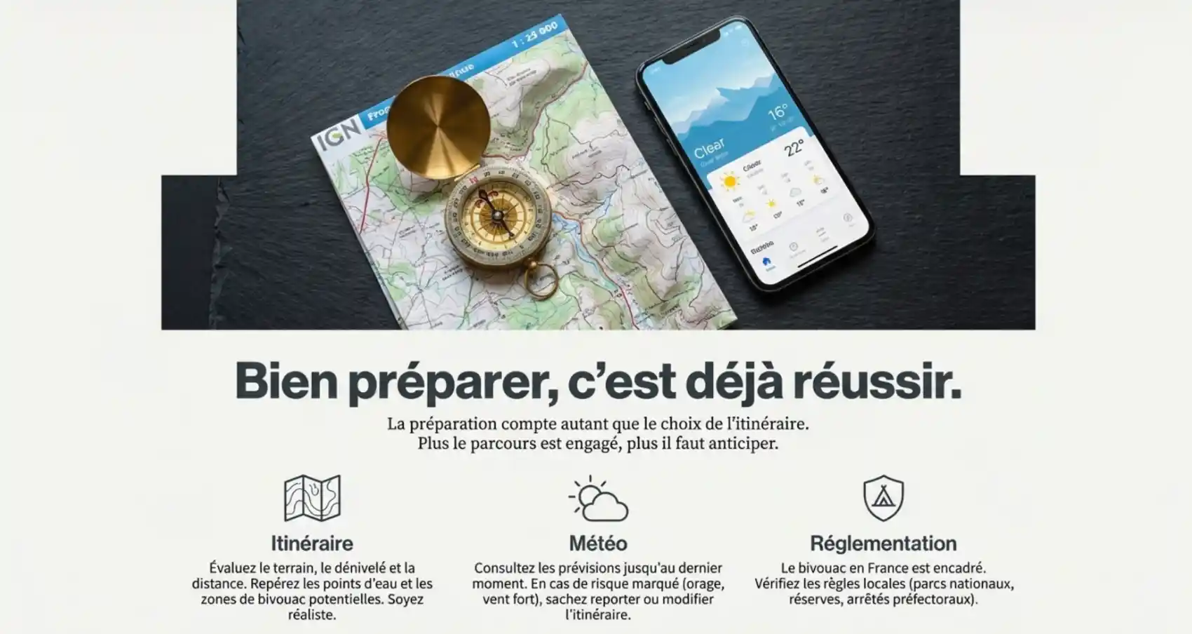 Bien préparer sa rando-bivouac